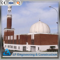 Projete o lindo cúpula da mesquita para o material do telhado da igreja